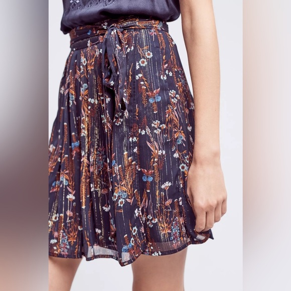 Anthropologie HD in Paris Loribella Wrap Skirt, Size S - Picture 1 of 11